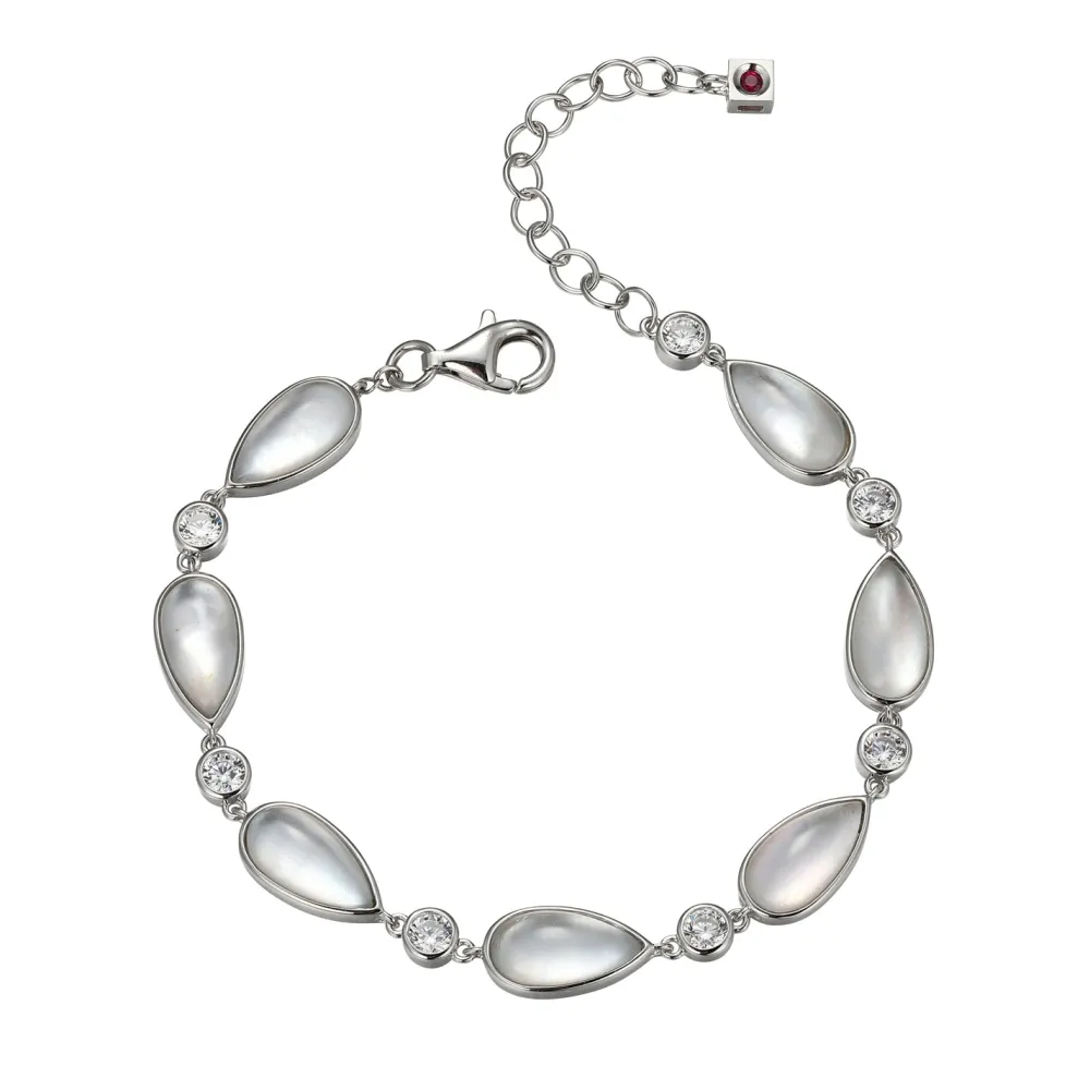 Elle Jewelry Paris 1901 B10368W- Silver No Stone Bracelet | Bracelets