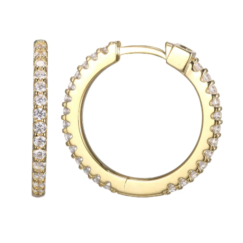Elle Jewelry Paris 1901 E10306- Silver With Cz Earrings | Earrings