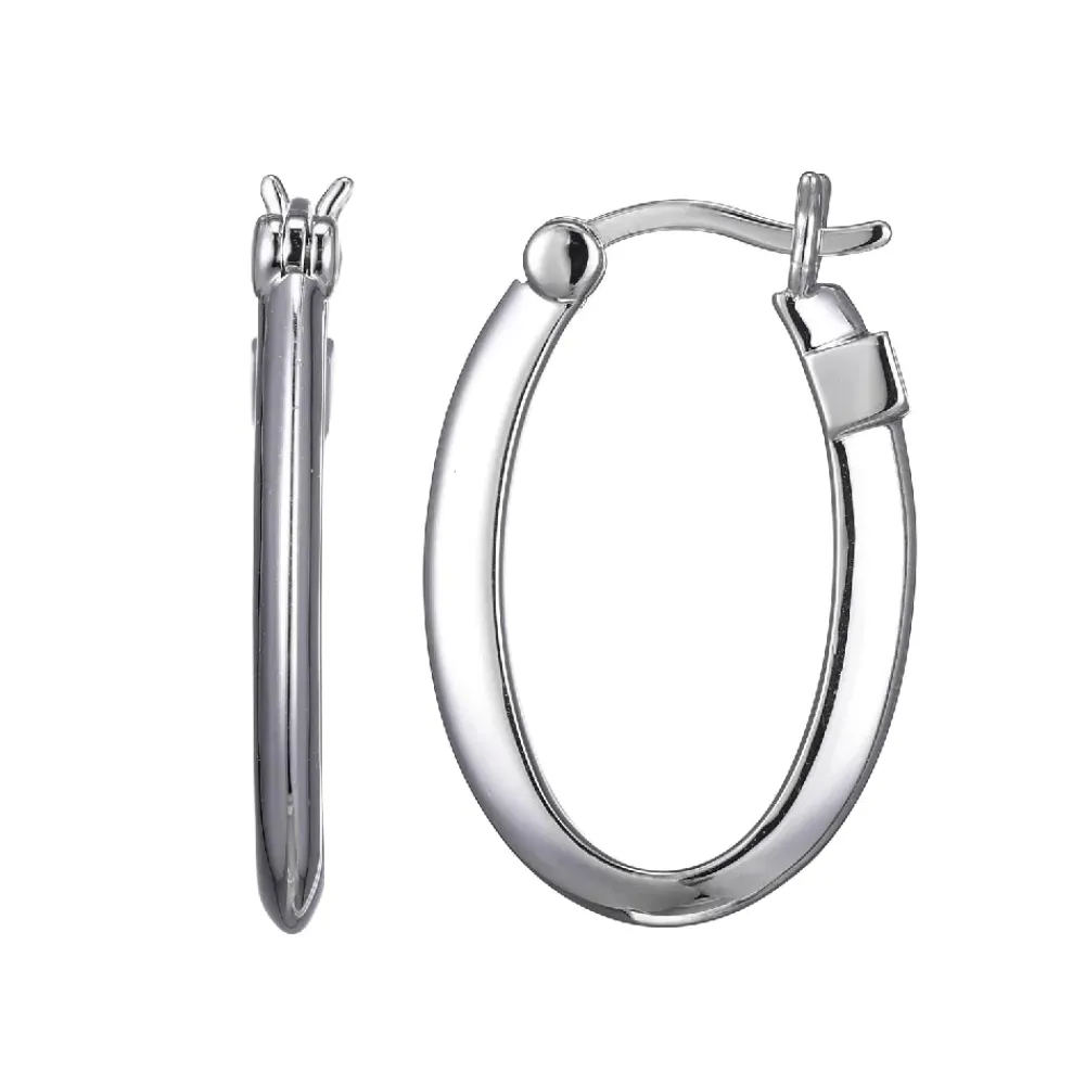 Elle Jewelry Paris 1901 E10326- Stone Earring | Silver No Stone Earrings
