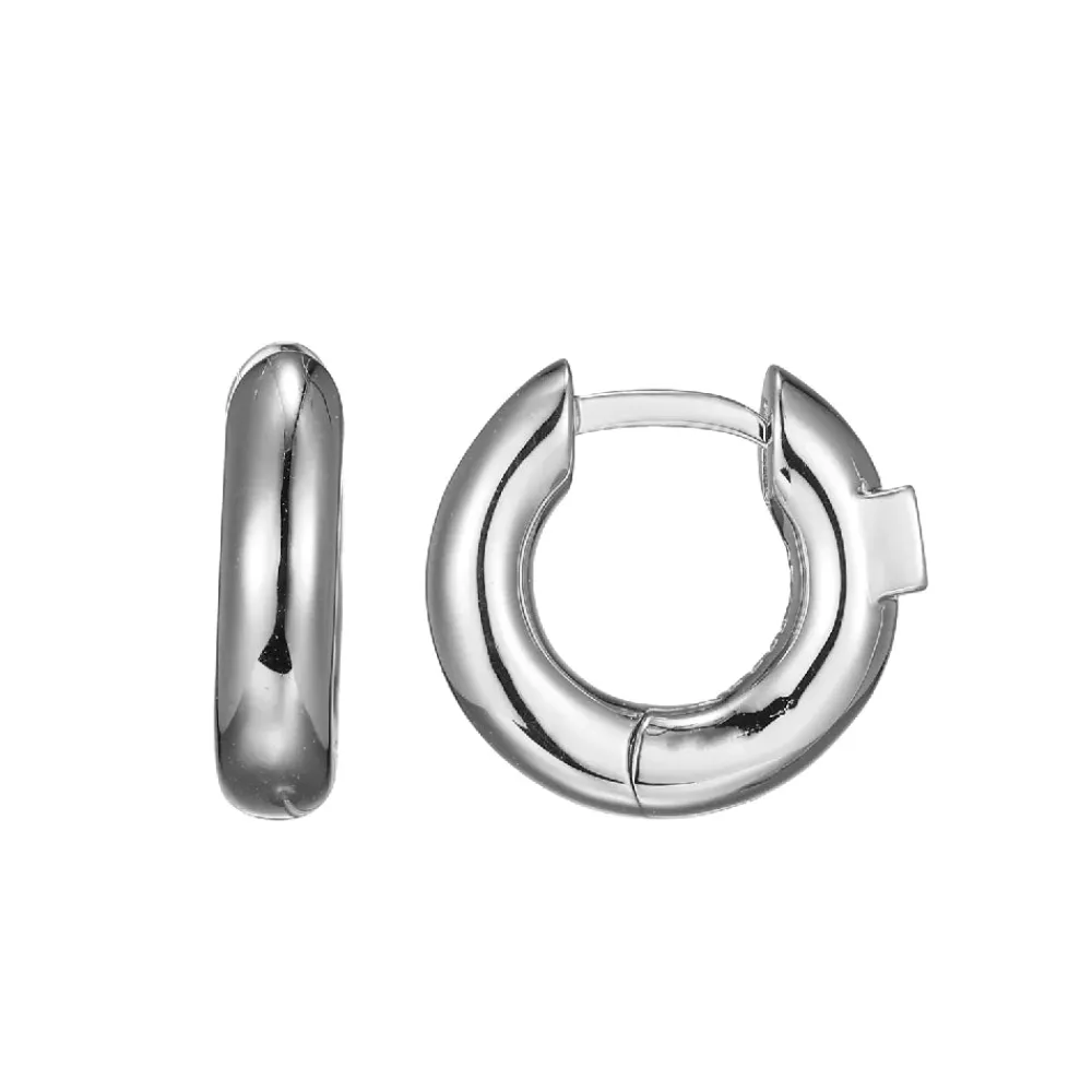 Elle Jewelry Paris 1901 E10333W- Silver No Stone Earrings | Earrings