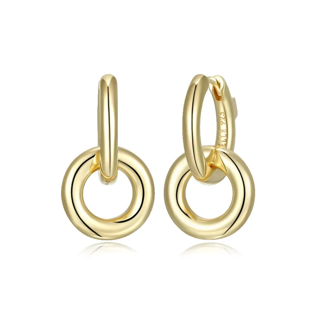 Elle Jewelry Paris 1901 E10332Y- Silver No Stone Earrings | Earrings