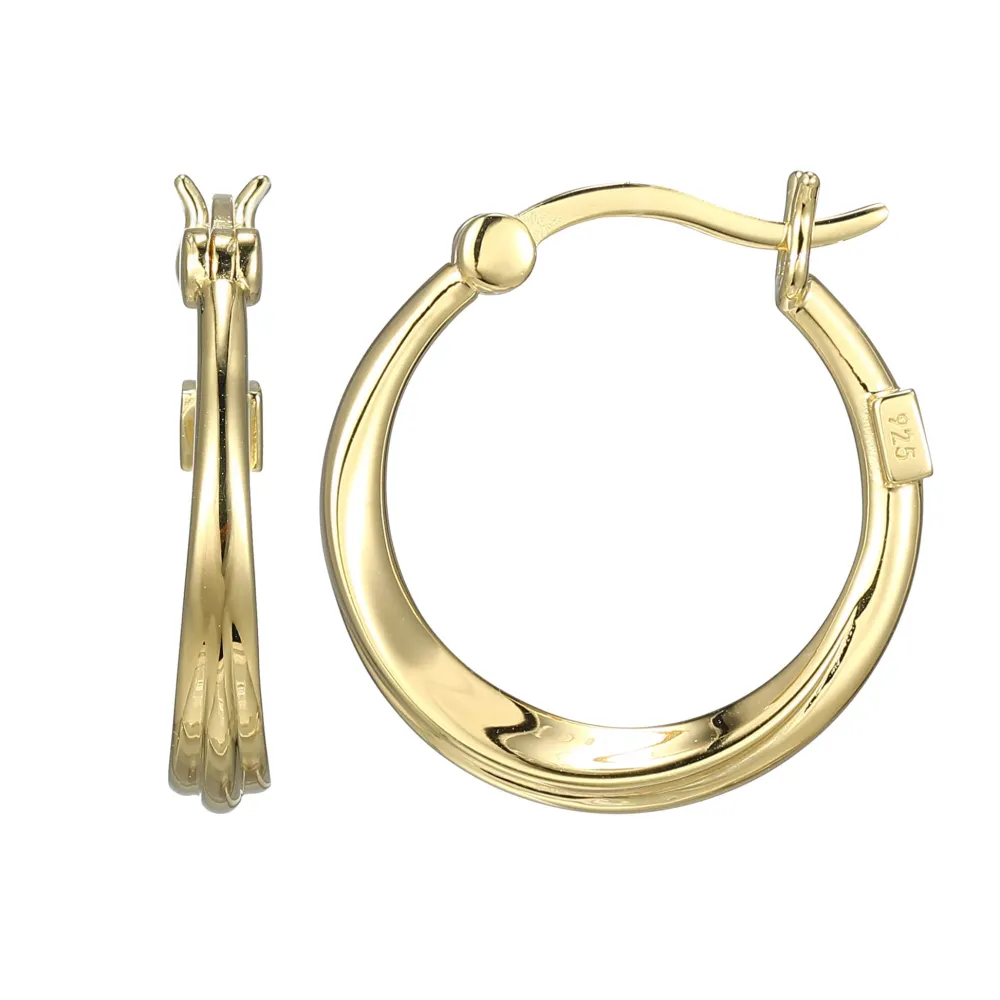 Elle Jewelry Paris 1901 LE0089- Silver No Stone Earrings | Earrings