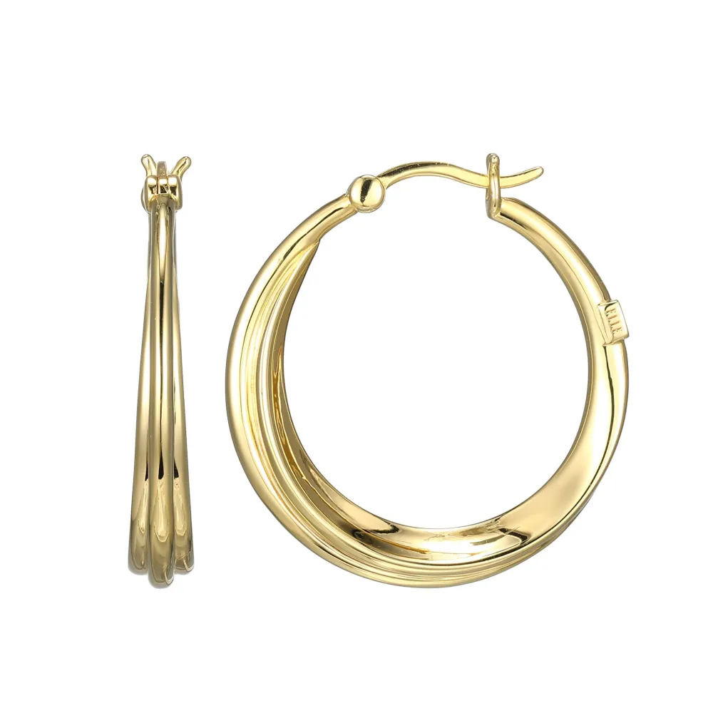 Elle Jewelry Paris 1901 LE0091- Silver No Stone Earrings | Earrings