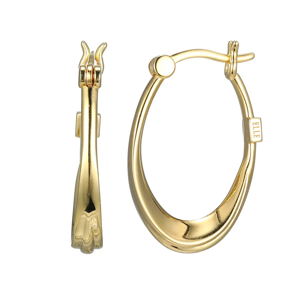 Elle Jewelry Paris 1901 LE0093- Silver No Stone Earrings | Earrings