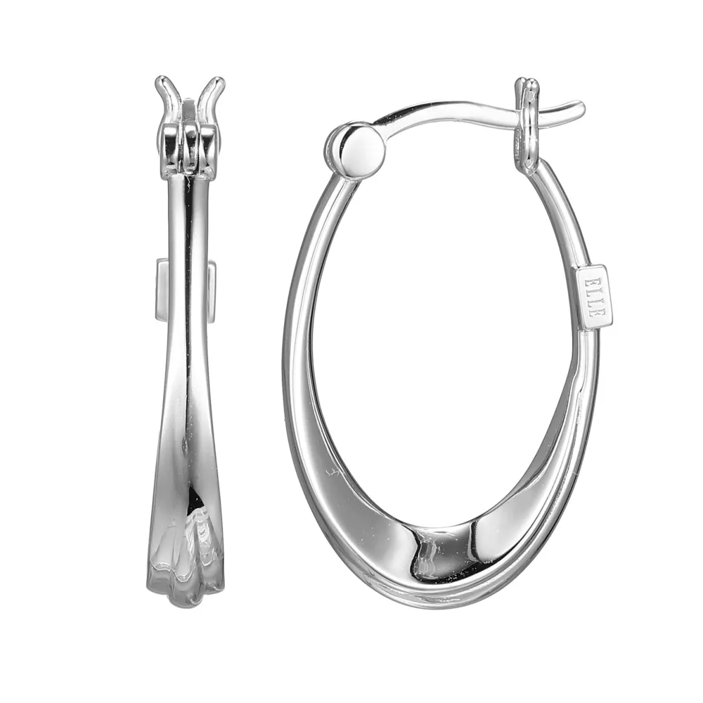 Elle Jewelry Paris 1901 LE0094- Silver No Stone Earrings | Earrings